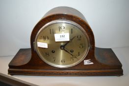 1930's mahogany cased mantel clock