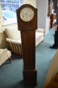 Oak Cased Granddaughter Clock