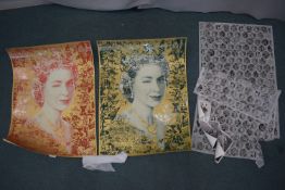 'The Queen' by Prefab77 multimedia print two colou