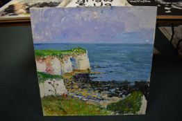 Oils on Canvas by Mark Rodgers ' Flamborough Head'