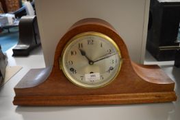1930's mahogany cased mantel clock