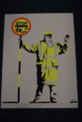 A Lollipop Man Screenprint by S.editions numbered