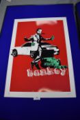 Signed print by 'Teves' Titled Banksy 22/40