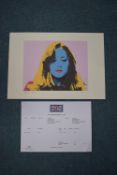 'Kate' by Alky Gicee print signed 16/25 with sales