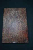 Abstract acrylic on Canvas 'Vindaloo signed R Vand