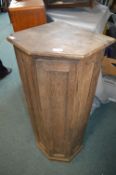 Antique Oak Corner Cupboard (AF)
