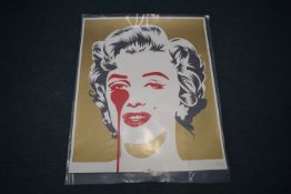 'Marilyn Monroe by Pure Evil 6/16/100 85/70cm