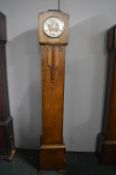 Oak Cased Granddaughter Clock
