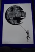 Banksy Signed original Screenprint embossed Europe