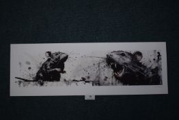 Street rats artist proof 4/10 signed 60x20cm