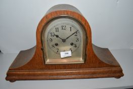 1930's oak cased mantel clock