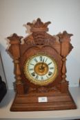 Victorian bracket clock by the Ansonia clock compa