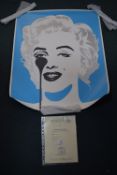 'Classic Blue' Marilyn Monroe screenprint by Pure