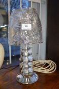 Cut Glass Table Lamp