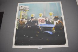 Screenprint by Static '100 Dollars will buy this c