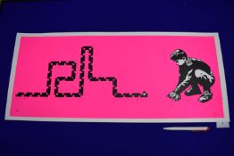 Banksy Signed original Screenprint embossed Europe