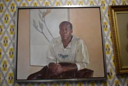 Oil on canvas portrait by Wade Reynolds 1987