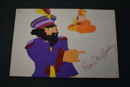 Acrylic on canvas image of Paul McCartney from Yel