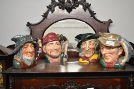 4x Royal Doulton Character Jugs