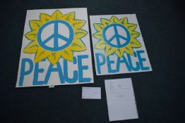 'Peace' by Paul Insect, Avant Arte silkscreen on a