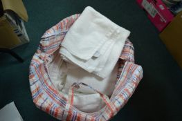 Bag Containing a Quantity of 100% Cotton White Hotel Towels