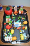 Kinder Egg Toys, Novelty Cruet Set, etc.