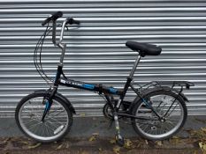 Classic Saker Venture Series Fold Up Black Bicycle - 13