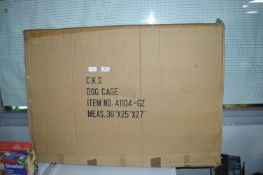 Dog Cage in Box