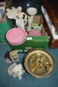Decorative Items, Ornaments, Brass Dish, etc.