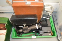 *Vintage Camera Accessories Including Federal 1:4.5F 300mm lens, etc.