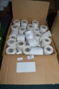 ~100 Rolls of White Labels