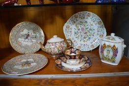 Decorative Pottery Including Minton, Masons, etc.