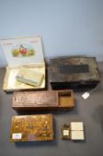 Vintage Tins and Packaging Including Chanel No.05 Perfume