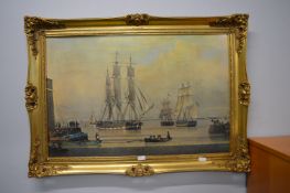 Print of Sailing Ships