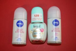 1x Fenjel, and 2x Nivea Antiperspirants Roll-Ons