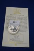 Westminster 1999 £2 Silver Britannia 1oz Coin 32.4g 958 Silver