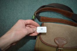 Hunter Canvas & Leather Shoulder Bag