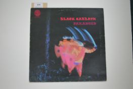 Black Sabbath Paranoid LP