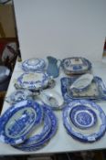 Vintage Blue & White Dishes and Tureens etc.