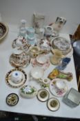 Assorted Pottery Cups & Saucers, etc.