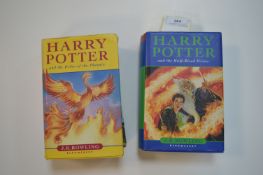 2x Harry Potter First Edition (Misprint Page 99 Half Blood Prince)