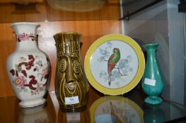 Assorted Vases and Plates by Sadler, Masons, etc.