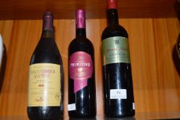 3x Bottles of Red Wine