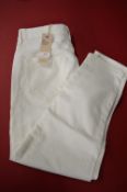 M&S Lady’s Mom Regular White Jeans Size: 14