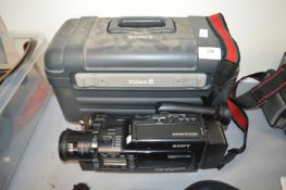 Sony Video 8 Handy Cam with Case and Accessories