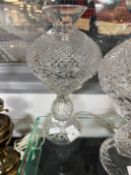 Cut Glass Electric Lamp (AF)