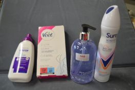 4x Assorted Toiletries