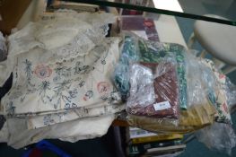 Assorted Vintage Fabrics Including Laura Ashley etc.