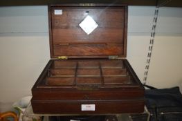 Vintage Wooden Writing Box