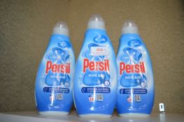 3x Persil Non-Bio Liquid Detergent 648ml